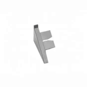 Vizzáró PL 31x16mm Balos végelem Szürke KIFUTOTT!