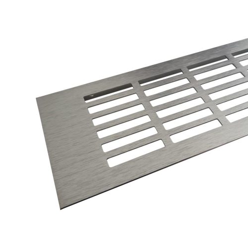 Szellőzőrács 100x800mm Nemesacél imitáció