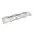 Szellőzőrács 60x250mm Nemesacél imitáció
