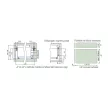 Fiókcsúszó FDS-FF 118 Fém fiókoldal 118x450mm fehér