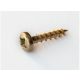 Rögzítő csavar "D" fejű 3,5x16mm PZ2 horganysárga