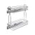 Fémrács HFR300 Oldalra szerelhető Teljesen kihúzható Csillapított 220x545x468mm Króm