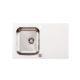 Onyx Üveg-inox mosogató fehér 800x500/180mm 137892