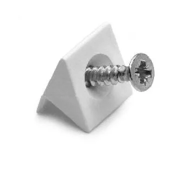 Hátfalrögzítő sarok elem + csavar FM03