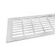 Szellőzőrács 130x500mm Alu elox