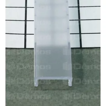   Led profil "Groove, Surface, Corner" takaró 2fm-es pattintható áttetsző