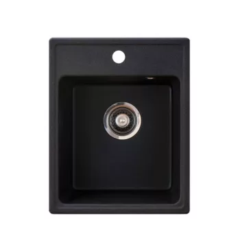   Quadro 40 XGranit szemcsés Fekete mosogató 400x500/210mm 152981