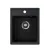 Quadro 40 XGranit szemcsés Fekete mosogató 400x500/210mm 152981