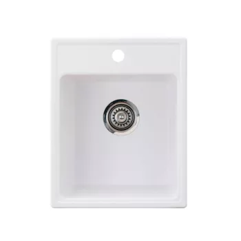 Quadro 40 XGranit Fehér mosogató 400x500/210mm 152984