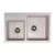 Quadro plus 2D XGranit Bézs mosogató 780x500/195/195mm 171006