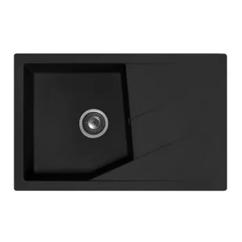 Linea plus XGranit Fekete mosogató 780x500/190mm 188622