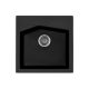 Linea 50 XGranit Fekete mosogató 500x500/200mm 189151