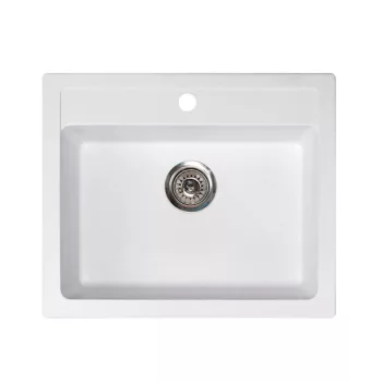 Quadro 60 XGranit Fehér mosogató 600x500/195mm 161968
