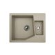 Linea M 1.5 D XGranit Pezsgő mosogató 620x500/ 190/130mm 192043