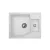 Linea M 1.5 D XGranit Fehér mosogató 620x500/ 190/130mm 192045