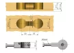 Munkalap összehúzó vasalat Quick 64mm