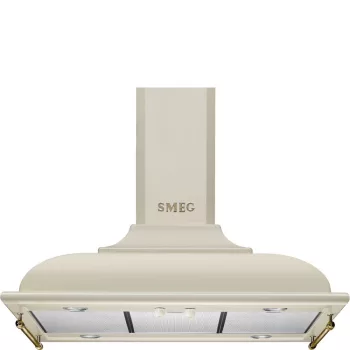   SMEG KÜRTŐS PÁRAELSZÍVÓ, Cortina design, 90 cm, 4 fokozat, LED, bézs