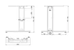 MILA DESIGN lábazat G3 ST223 ezüst