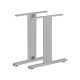 MILA DESIGN lábazat szimmetrikus G2 ST202S ezüst