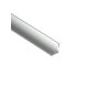 ZOBAL Vízzáró profil LP-15 15x15mm Alumínium Eloxált alu 3500mm