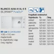 BLANCO AXIA III XL 6 S fehér fa tart.