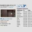 BLANCO AXIA III XL 6 S kávé fa tart.