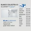 BLANCO COLLECTIS 6 S fehér exc.