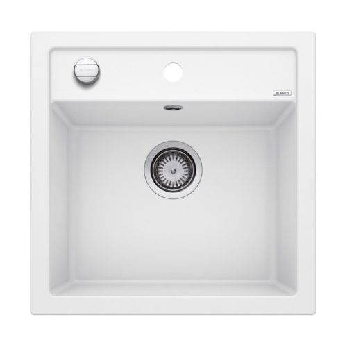 BLANCO DALAGO 5 Silgranit mosogatótálca, silgranit fehér, excenterrel