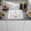 BLANCO DALAGO 5 Silgranit mosogatótálca, silgranit fehér, excenterrel