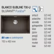 BLANCO SUBLINE 700-U kávé exc.n.