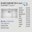 BLANCO SUBLINE 700-U Level fehér tart.