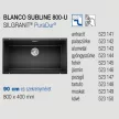 BLANCO SUBLINE 800-U antracit exc.n.