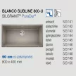 BLANCO SUBLINE 800-U tartufo exc.n.