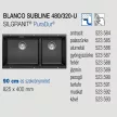 BLANCO SUBLINE 480/320-U antracit exc.nélk.