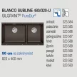 BLANCO SUBLINE 480/320-U kávé exc.nélk.