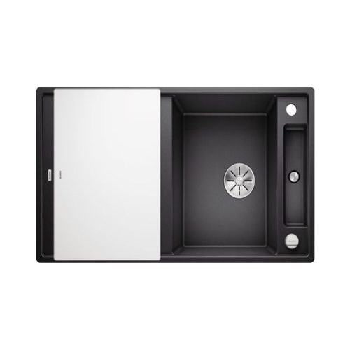 BLANCO AXIA III 5 S antracit üveg tart.