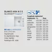 BLANCO AXIA III 5 S fehér fa tart.