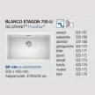 BLANCO ETAGON 700-U fehér tart., exc.nélkül