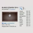 BLANCO ETAGON 700-U kávé tart., exc.nélkül