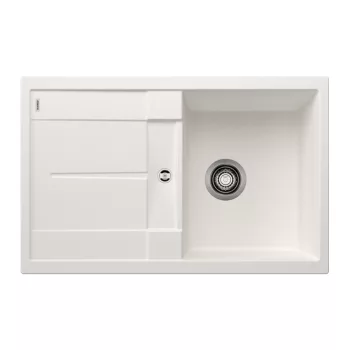   BLANCO METRA 45 S Silgranit mosogatótálca, fehér, excenter nélkül