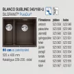 BLANCO SUBLINE 340/160-U jobbos kávé exc.n.
