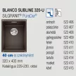 BLANCO SUBLINE 320-U kávé exc.n.