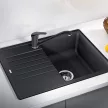 BLANCO ZIA 45 S Compact Silgranit mosogatótálca, antracit, excenter nélkül