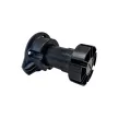 Szekrényláb 80mm OPES Fekete szétszedhető  75-95mm műanyag