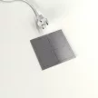 Konnektor VersaHit Dual 2x230V (Schuko) Csiszolt alu. rejtett elosztó