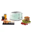 SMEG retro 2x2-szeletes kenyérpirító, világoszöld