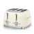 SMEG retro 2x2-szeletes kenyérpirító, bézs