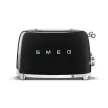 SMEG retro 2x2-szeletes kenyérpirító, fekete
