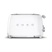 SMEG retro 2x2-szeletes kenyérpirító, fehér