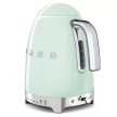 SMEG VÍZFORRALÓ, 50-es évek retro design, állítható vízhőfok, 1,7 liter, 2400 W, világoszöld